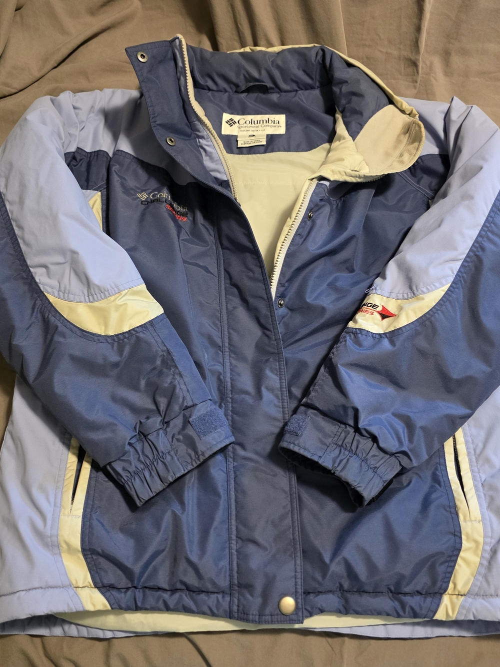 Columbia Women's Purple Multi-Color Insulated Jacket